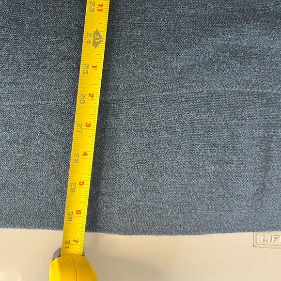 Eileen Fisher 100% Merino Wool Sz M Navy Blue Sweater - Picture 9 of 13